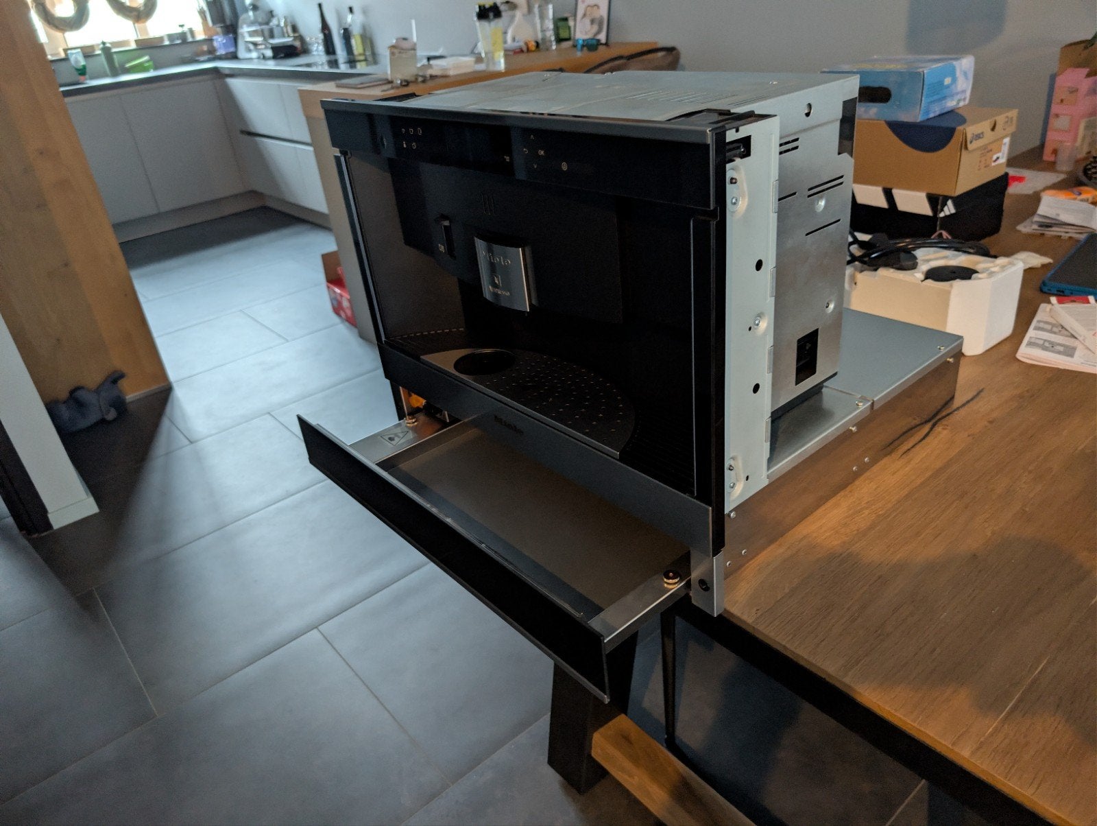 Miele Inbouw Koffieautomaat CVA 6431, Witgoed en Apparatuur, Ophalen, Koffiepads en cups, Gebruikt, 10 kopjes of meer