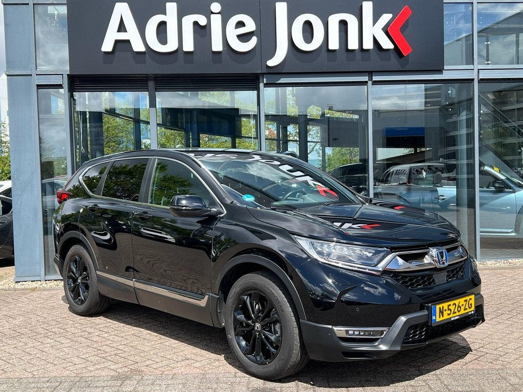 Honda CR-V 2.0 Hybrid Lifestyle | AUTOMAAT | TREKHAAK | NAVI, Auto's, Honda, Gebruikt, 4 cilinders, Zwart, Leder