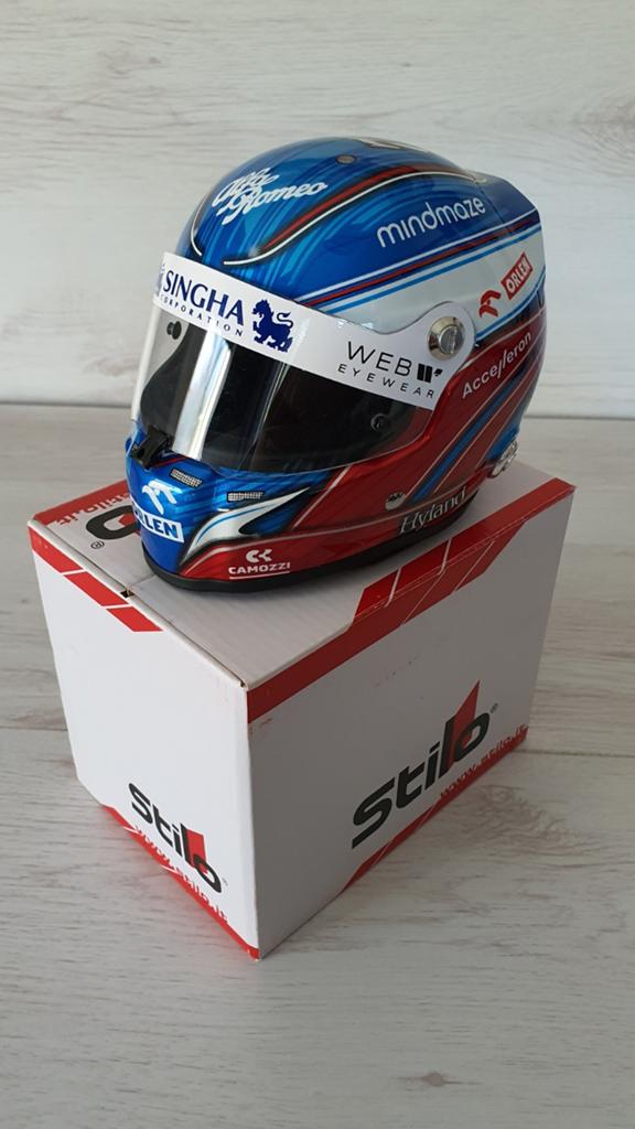Valterri Bottas Alfa Romeo 2022 helm 1:2, Ophalen of Verzenden, Nieuw, Formule 1