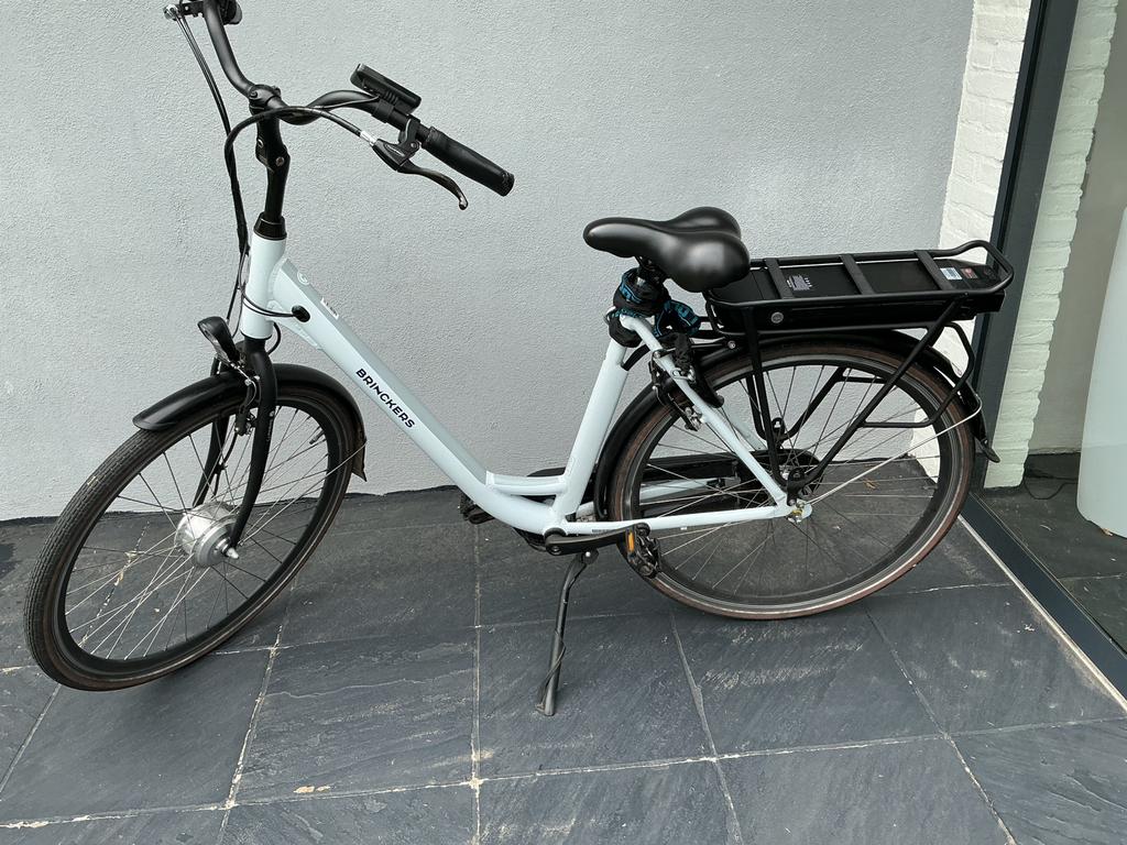 Brinckers  elektrische fiets bordeaux F3 2018, lage instap, 51 tot 55 cm, Ophalen, Gebruikt, Brinckers