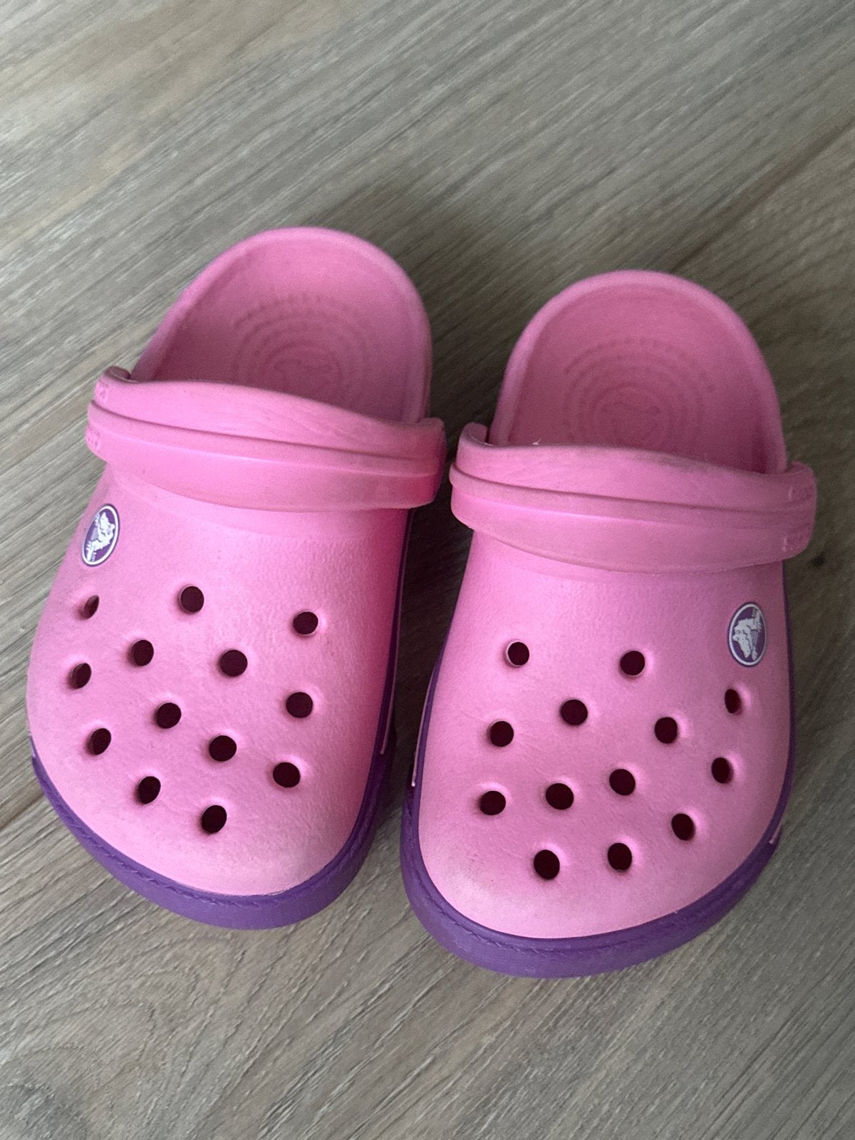 Roze Crocs voor meisjes - Maat C5 (EU 20/21), Gebruikt, Meisje, Schoenen, Ophalen of Verzenden
