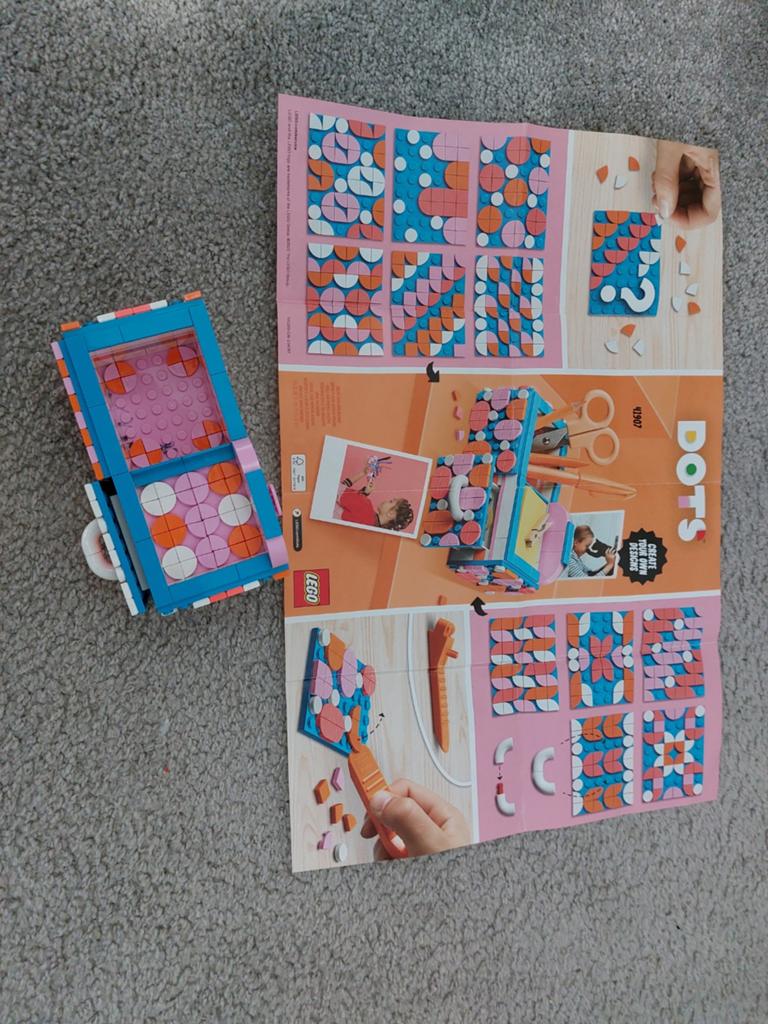 Lego pennenbak Dots, Ophalen of Verzenden, Gebruikt