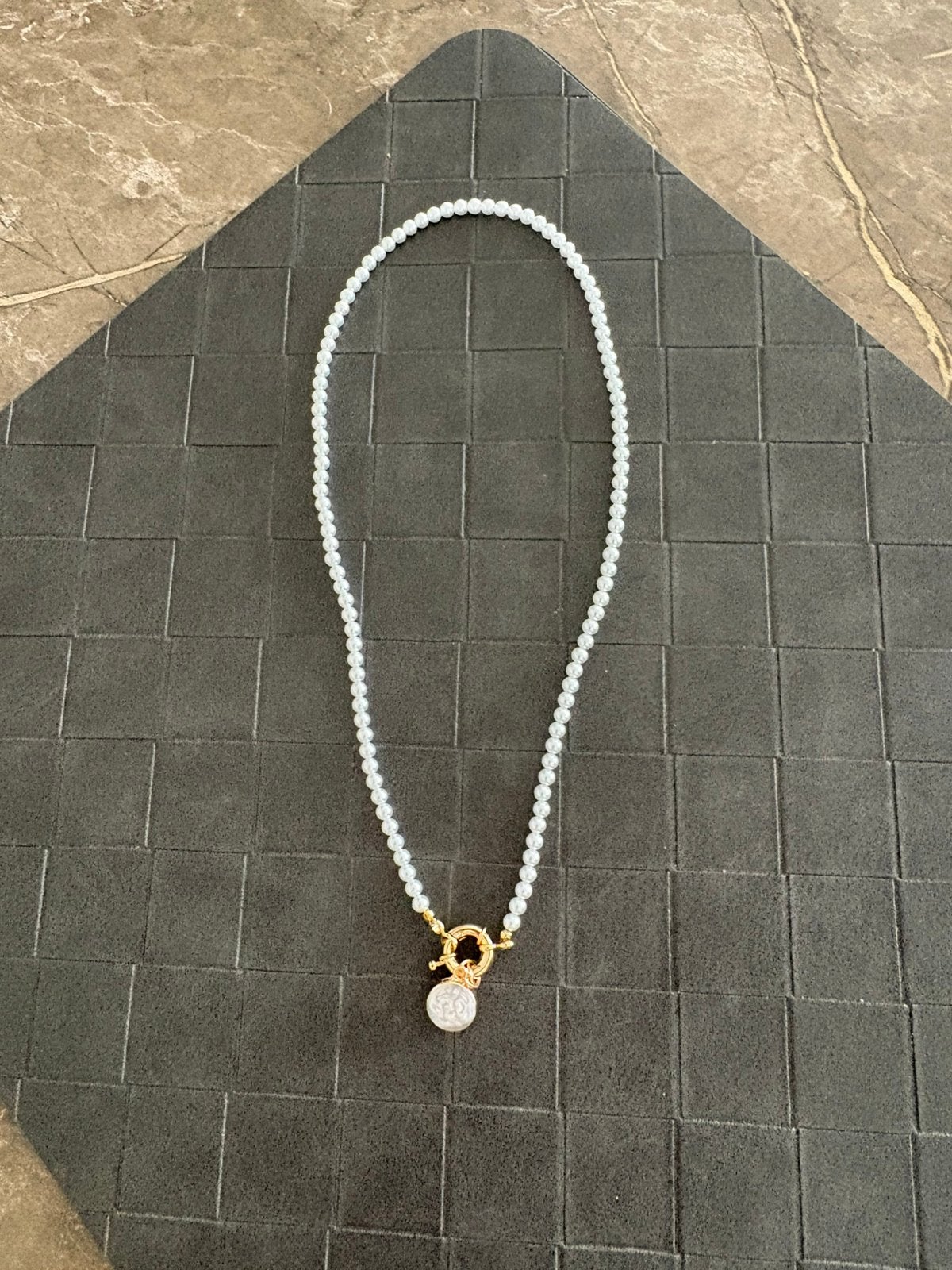 Mooie nieuwe ketting, Ophalen of Verzenden, Nieuw, Wit, Overige materialen