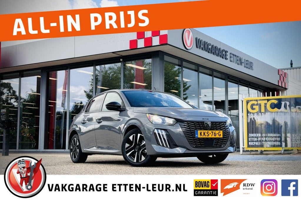 Peugeot 208 1.2 100PK Allure | CLIMA | PDC | CARPLAY + ANDRO, 12 maanden, Gebruikt, Euro 6, Parkeersensor