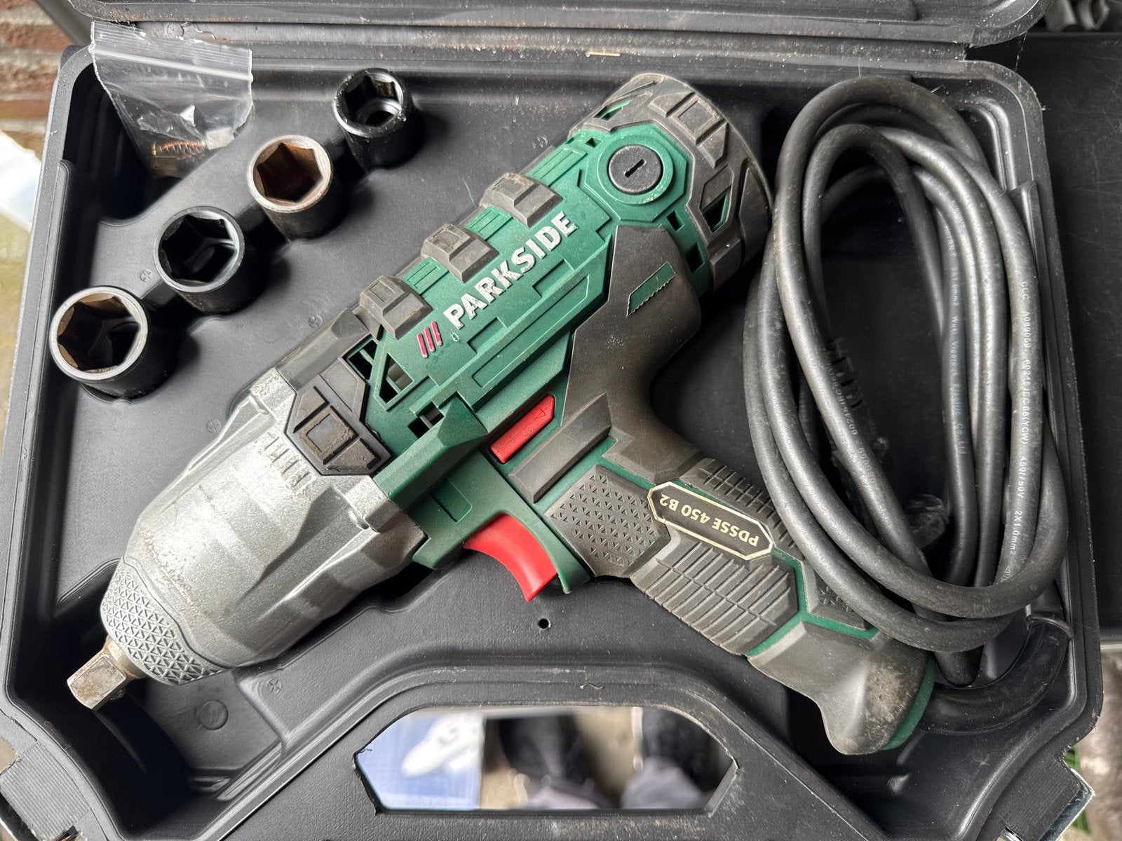 Parkside PDSSAE 450 B2 elektrische slagschroefmachine, Ophalen of Verzenden, Gebruikt, Overige typen, Parkside