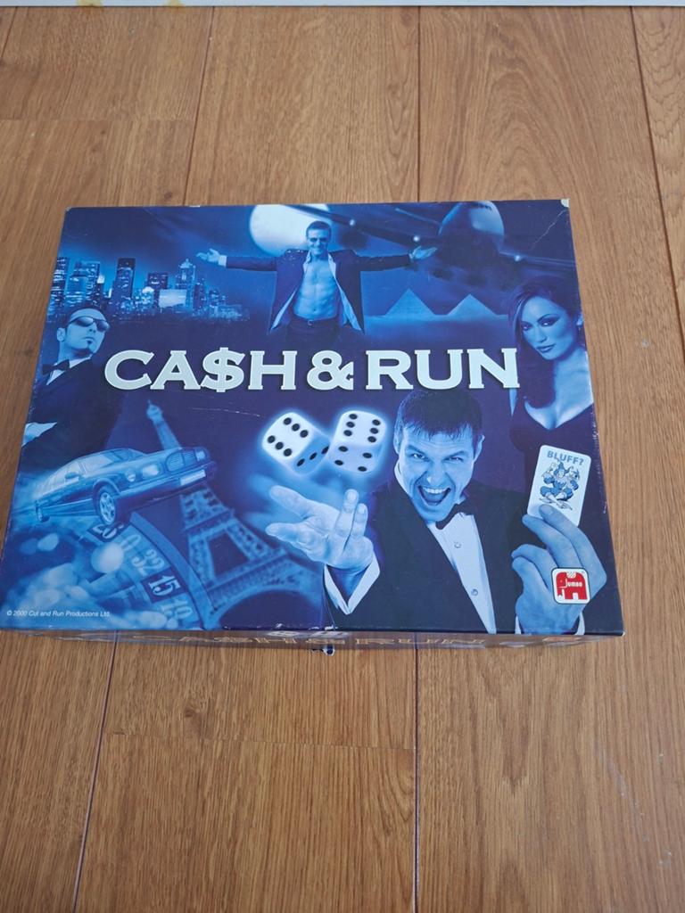 Cash & Run Bordspel - Casino Avontuur, Vijf spelers of meer, Ophalen of Verzenden, Gebruikt, Jumbo