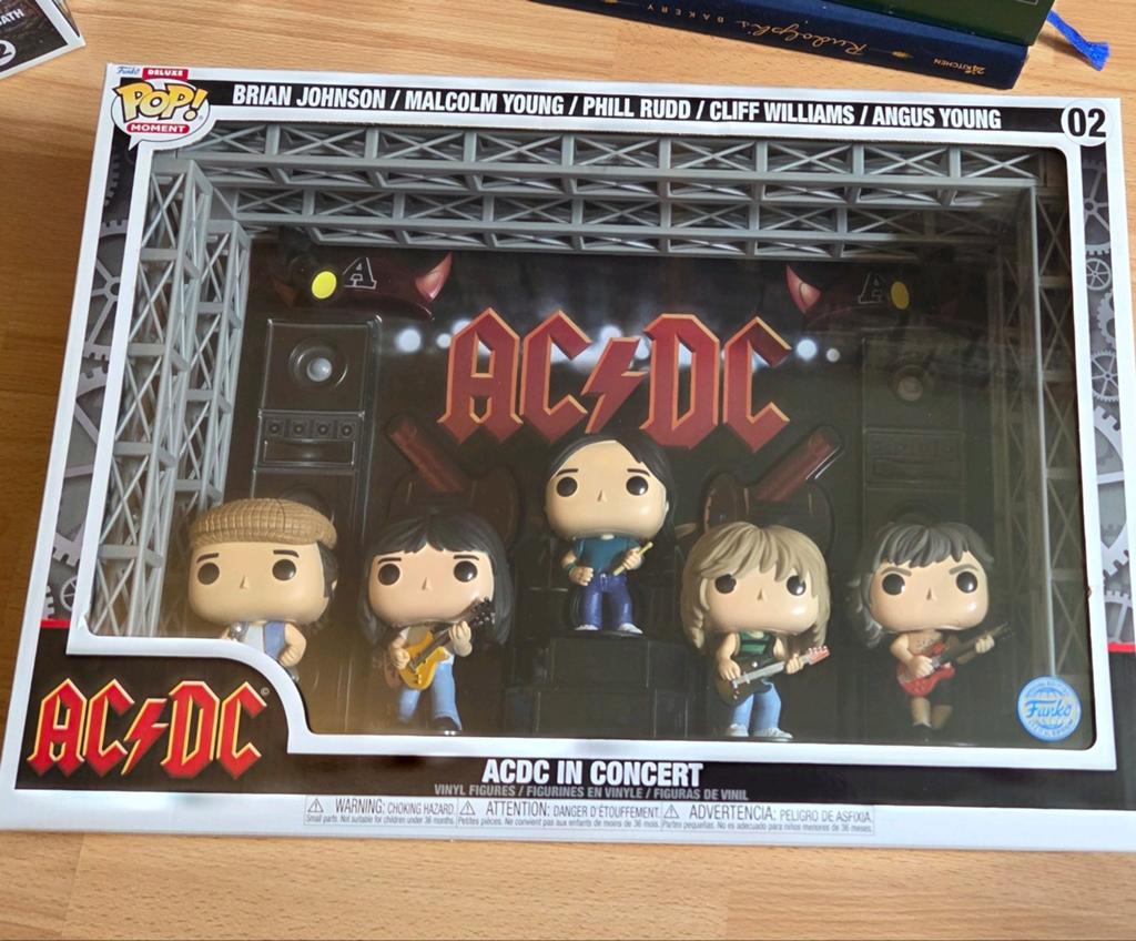 Funko Pop! AC/DC In Concert - Brian Johnson, Angus Young, Ophalen of Verzenden, Nieuw