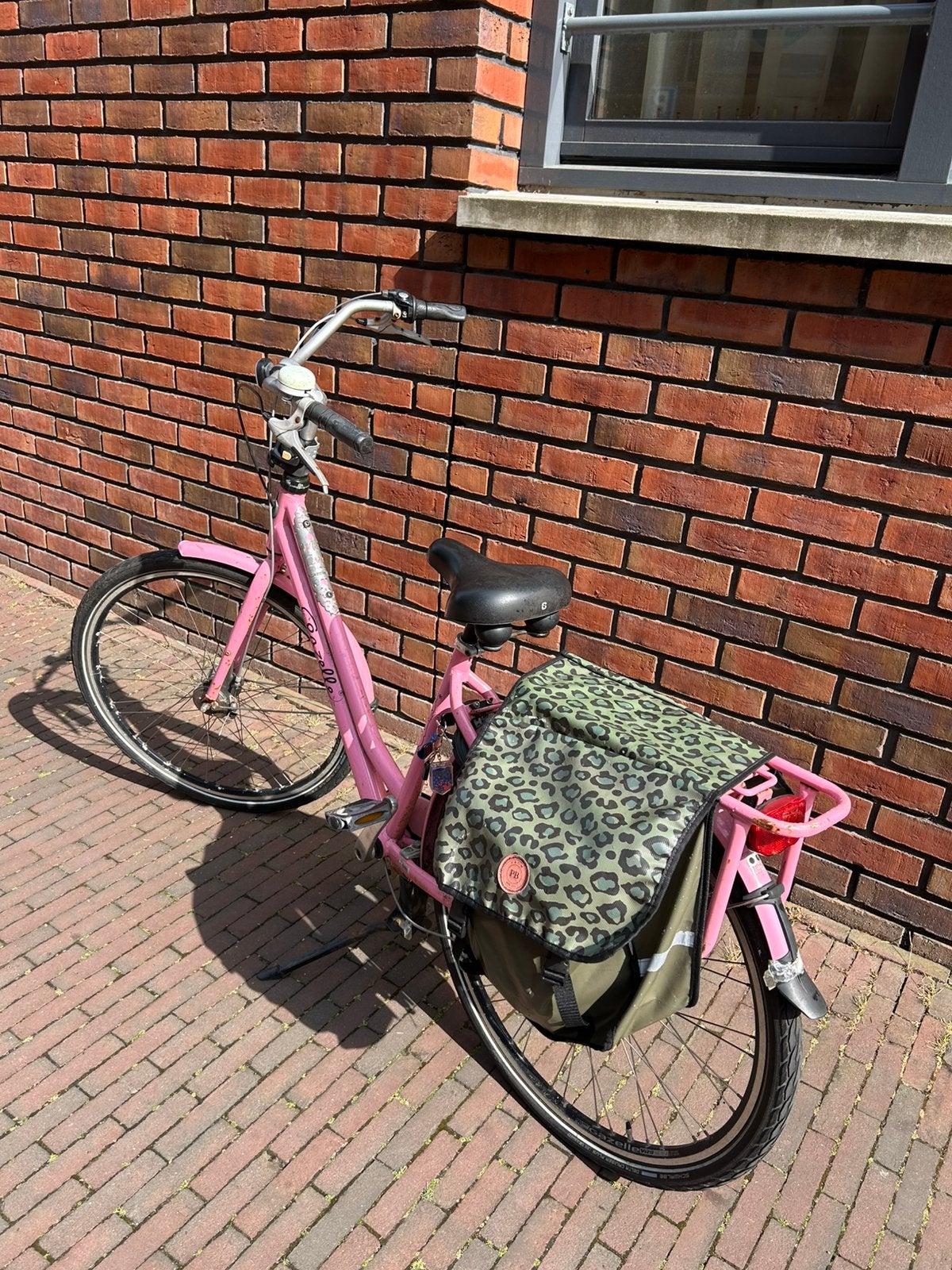 Gazelle Pink Bike, Ophalen, Gebruikt, Velgrem, 47 tot 50 cm