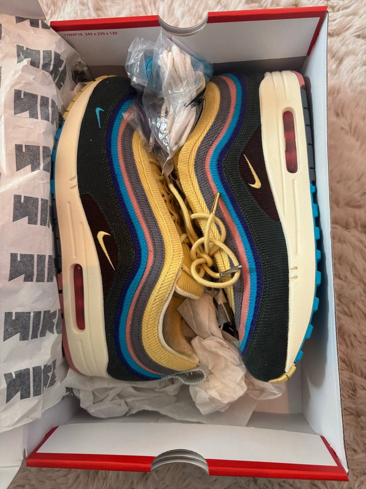 Nike Air Max 1/97 Sean Wotherspoon (AJ4219-400), Ophalen of Verzenden, Nieuw, Overige kleuren, Sneakers of Gympen