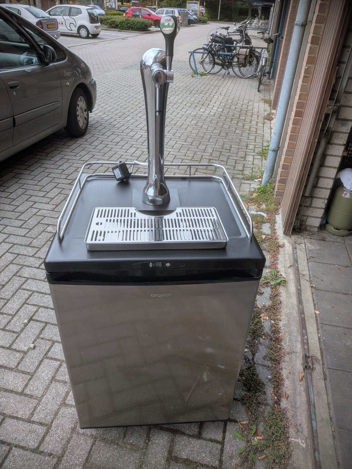 Grolsch thuistap met CO2 fles en glazen, Ophalen, Gebruikt, Overige merken