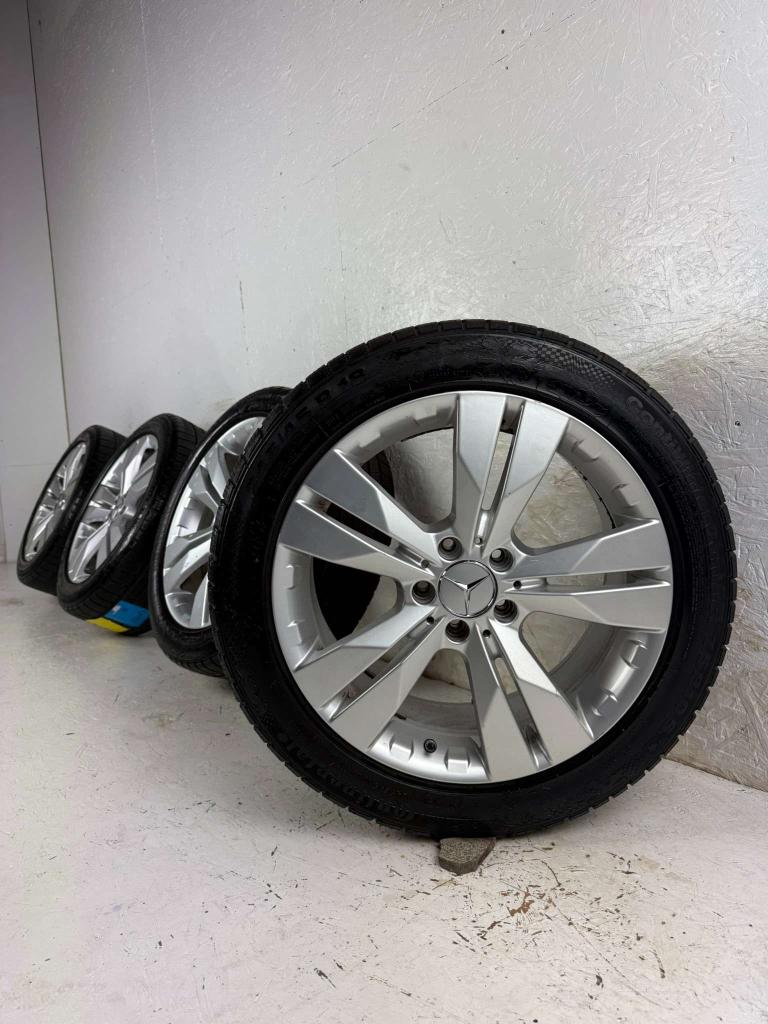 Mercedes CLS E-klasse velgen 18" 5x112 winterset ET 35 w257, Auto-onderdelen, Banden en Velgen, Niet ingevuld, 18 inch, Banden en Velgen