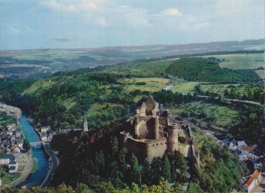 Luxemburg Vianden Kasteel, Verzenden, 1940 tot 1960, Ongelopen, Gebouw