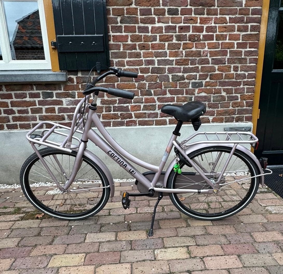 Cortina U4 Mini M24 Transportfiets - Metallic Brilliant Silv, Ophalen, Terugtraprem, Versnellingen, Gebruikt