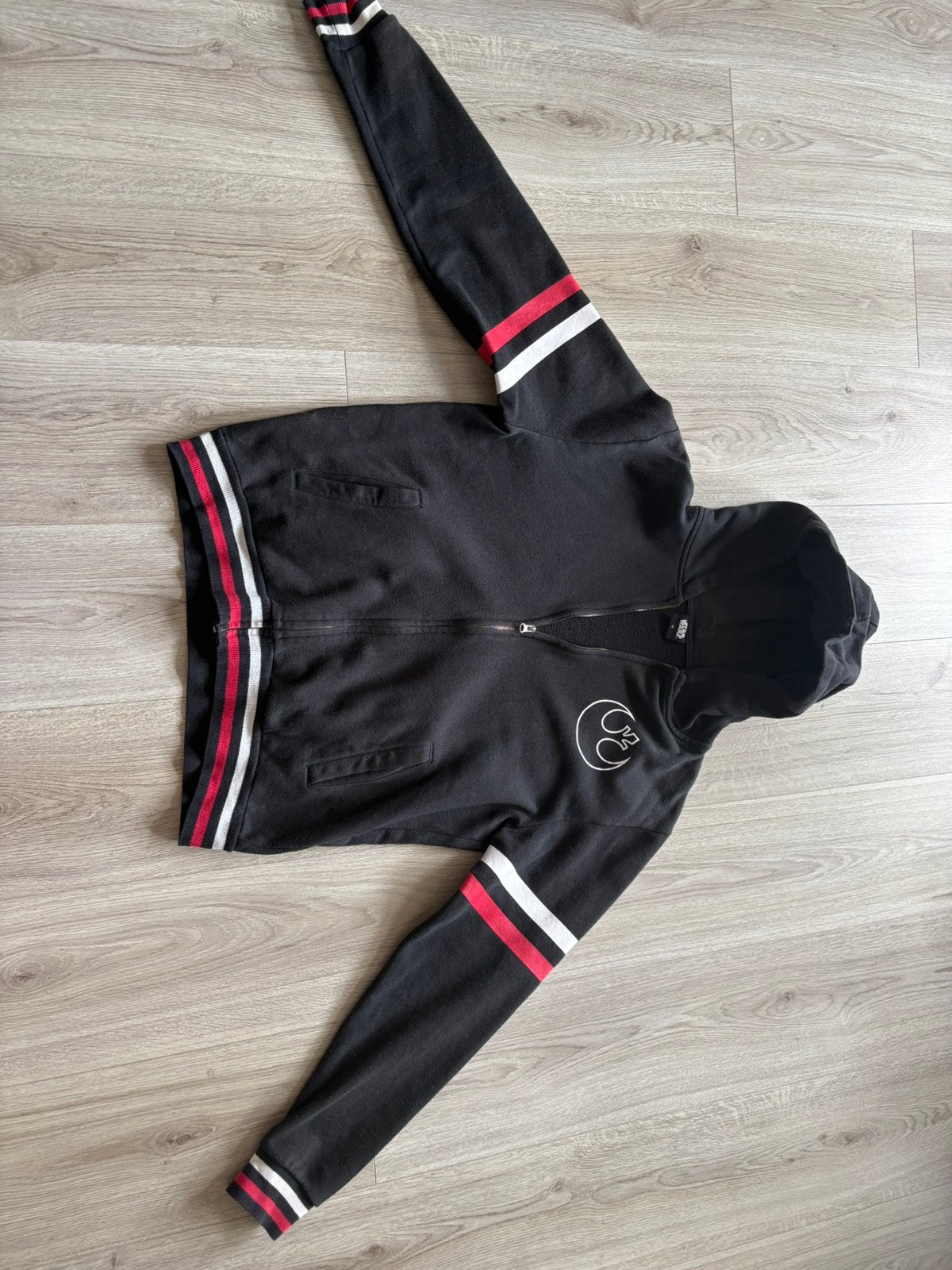 Starwars Zwarte M Hooded sweater met rits Origineel, Ophalen of Verzenden, Gedragen