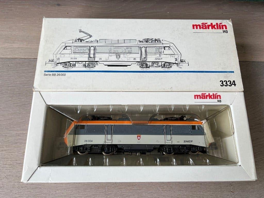 Marklin 3334 ho locomotief nieuwstaat, Wisselstroom, Locomotief, Verzenden, Nieuw
