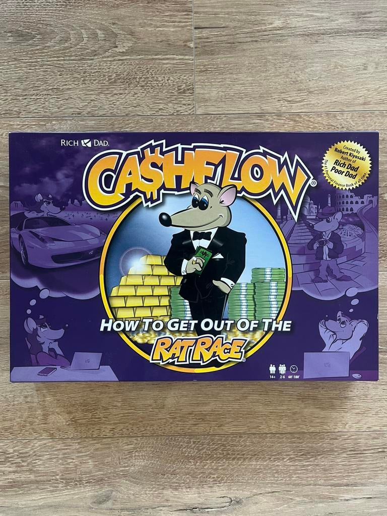 Cashflow bordspel, Drie of vier spelers, Ophalen of Verzenden, Nieuw