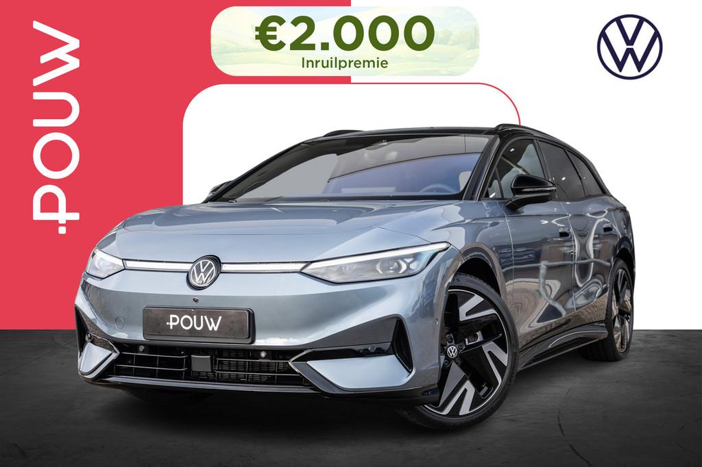 Volkswagen ID.7 Tourer 286pk Pro Limited Edition 77 kWh | In, Auto's, Automaat, 12 maanden, Achterwielaandrijving, Zwart