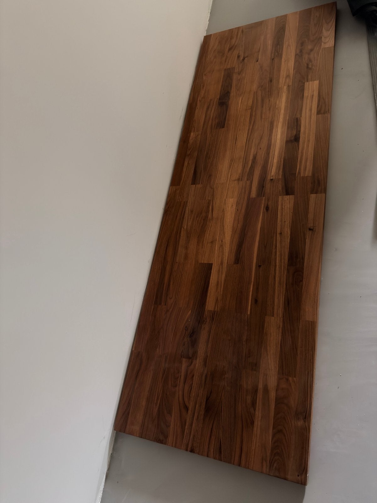 IKEA Karlby Werkblad Walnoot/fineer 186x3.8 cm, Ophalen, Nieuw