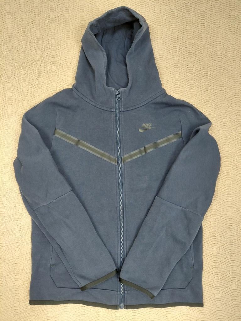 Nike Tech Fleece Hoody - Maat XL, Kleding | Heren, Truien en Vesten, Gedragen, Maat 56/58 (XL), Blauw, Ophalen of Verzenden