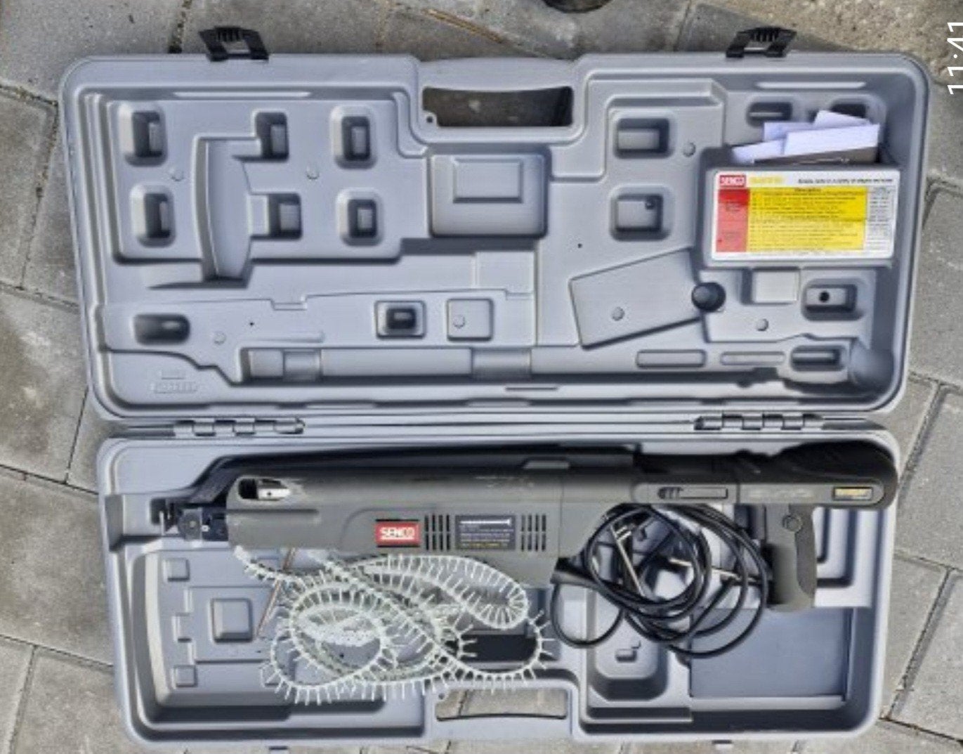 Senco DS300-AC schroefmachine in koffer, Ophalen of Verzenden, Zo goed als nieuw