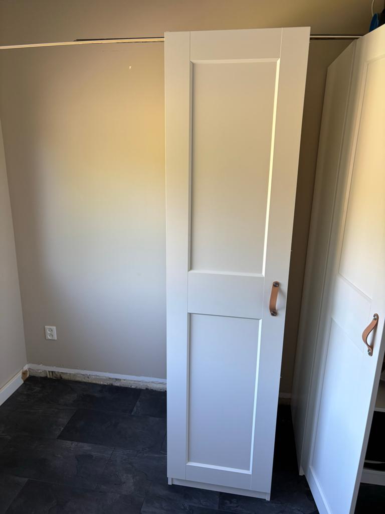 IKEA Pax kast met Grimo deur, 50x201x58 cm, Ophalen, 200 cm of meer, 50 tot 100 cm, Zo goed als nieuw