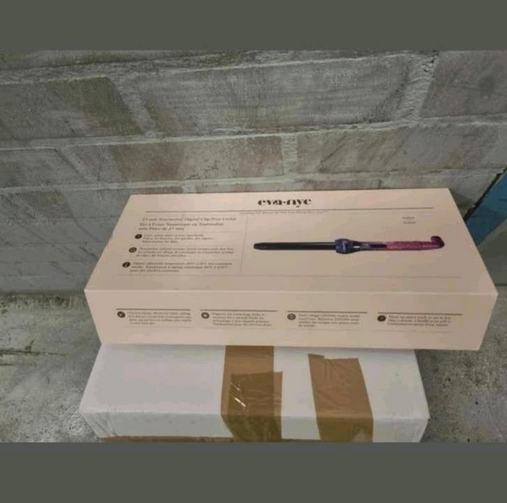Eva NYC Floral Frenzy Ceramic Styling Iron, Ophalen of Verzenden, Nieuw, Overige typen