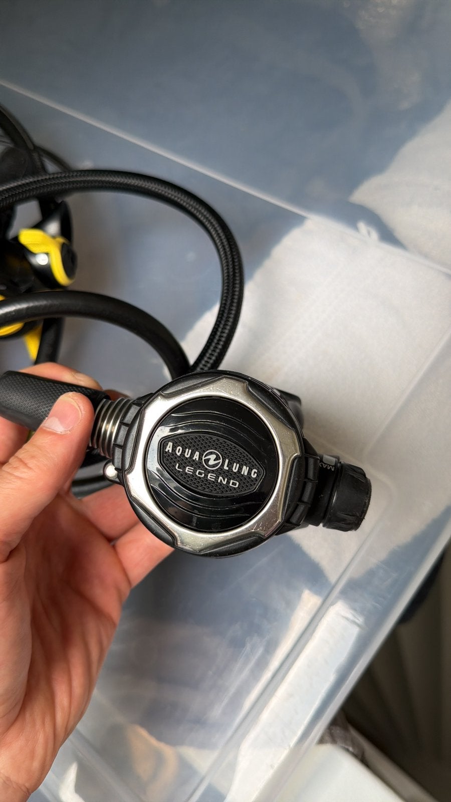 Aqualung Legend duikregelaar met Mares console, Ophalen, Gebruikt, Overige typen