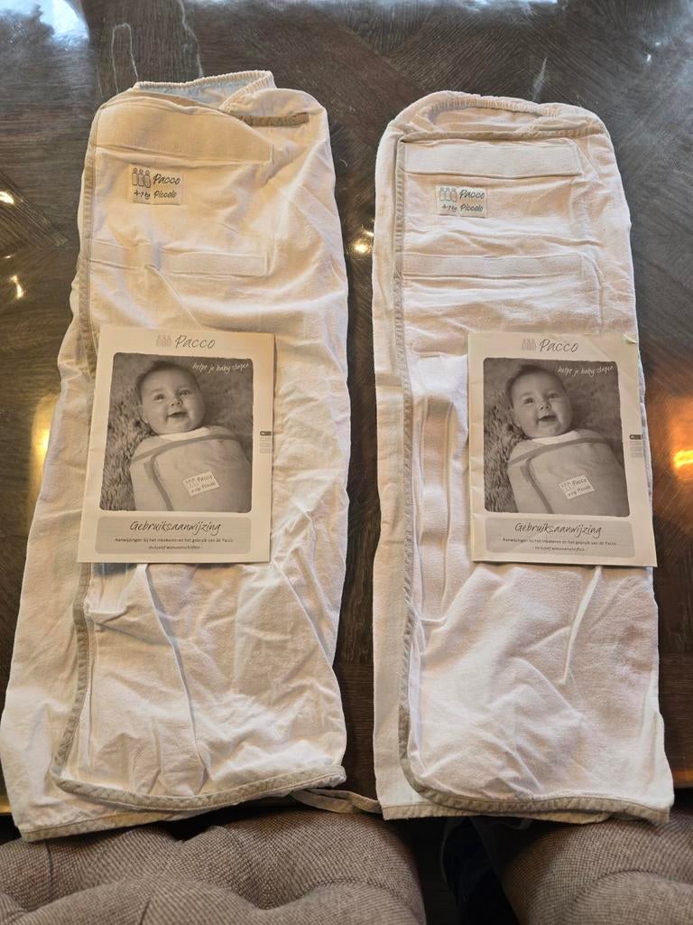 2x Pacco inbakerdoek - 4-7 kilo, Kinderen en Baby's, Dekens, Slaapzakjes en Inbakerproducten, Ophalen of Verzenden, Zo goed als nieuw