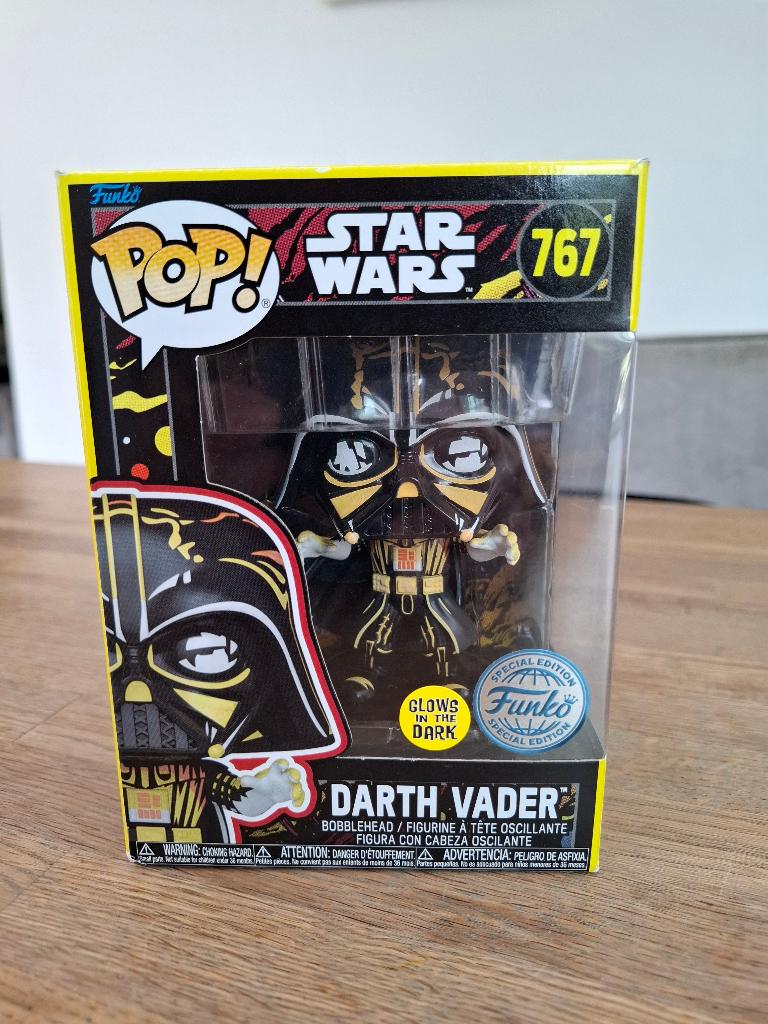 funko pop darth vader 767, Ophalen of Verzenden, Zo goed als nieuw