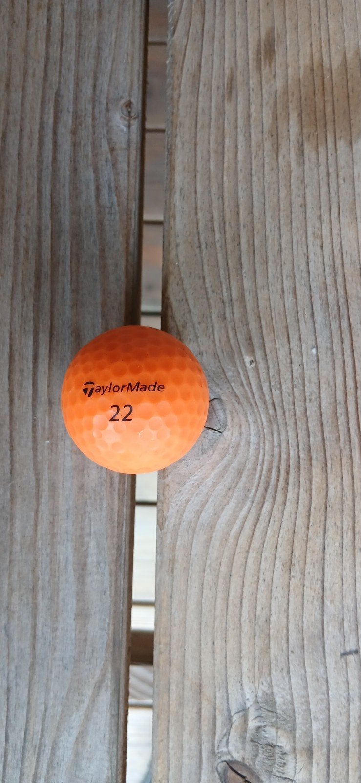 1x golfbal oranje, Muziek en Instrumenten, Ophalen of Verzenden, Zo goed als nieuw, Drums of Percussie