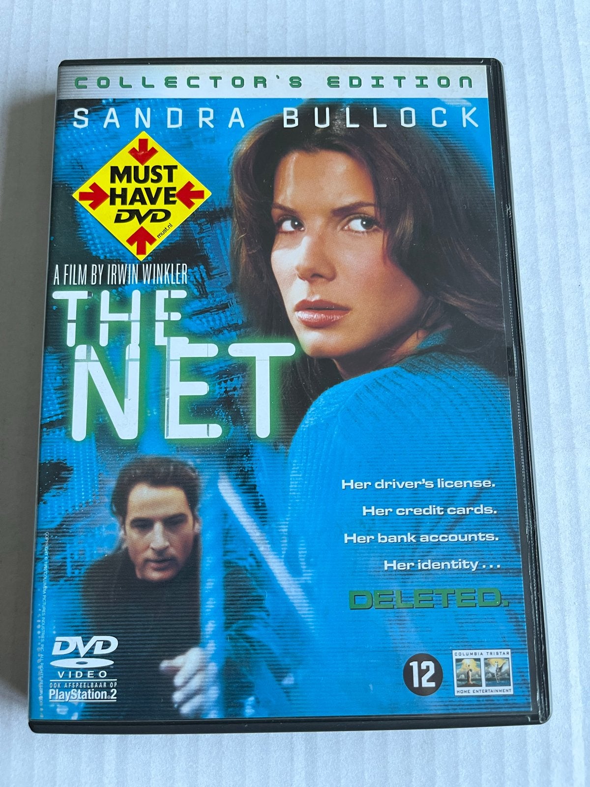 The Net - Collector's Edition DVD met Sandra Bullock, Nederlands, Actiethriller, Ophalen of Verzenden, Vanaf 12 jaar