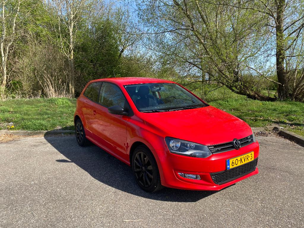 Volkswagen Polo 1.2 TSI Highline, Euro 5, Stof, 40 €/maand, Zwart
