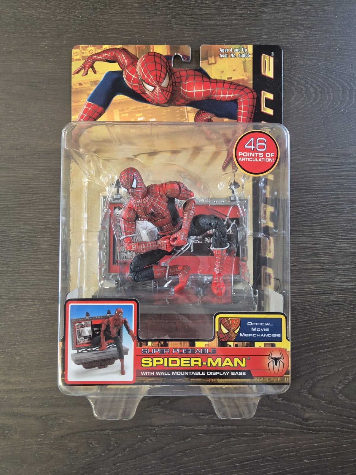 Toybiz Spider-Man 2 - Super Poseable Spider-Man actiepop, Ophalen of Verzenden, Nieuw