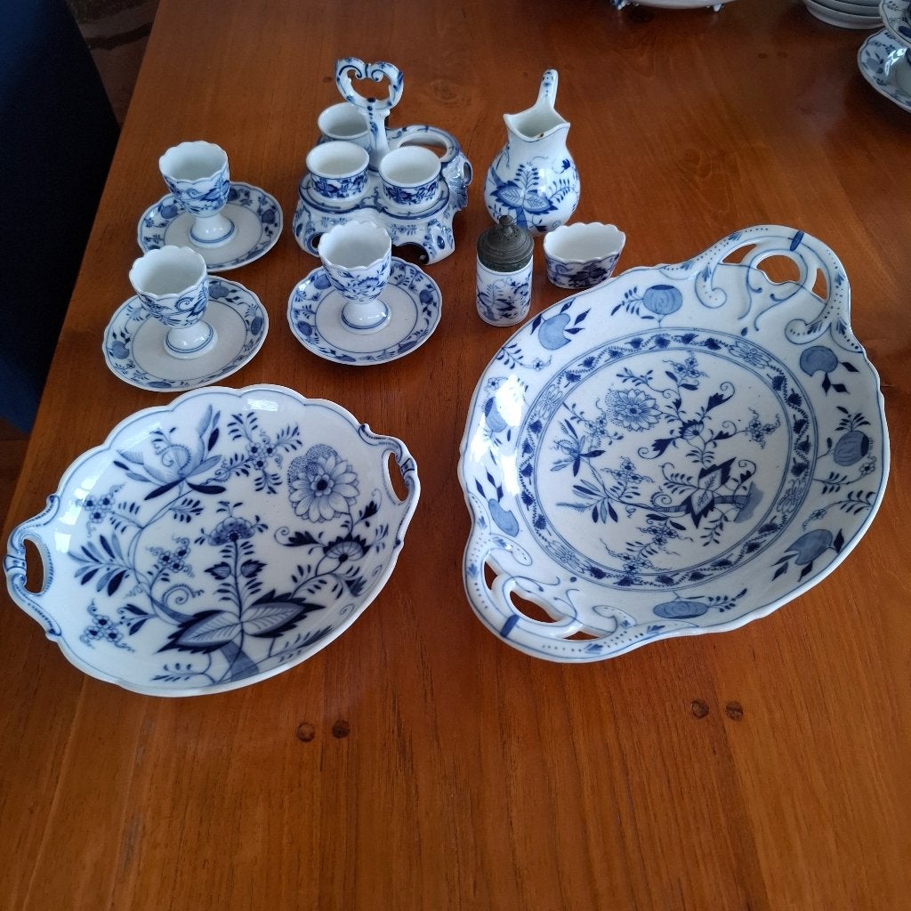Zwiebelmuster serviesonderdelen, Ophalen