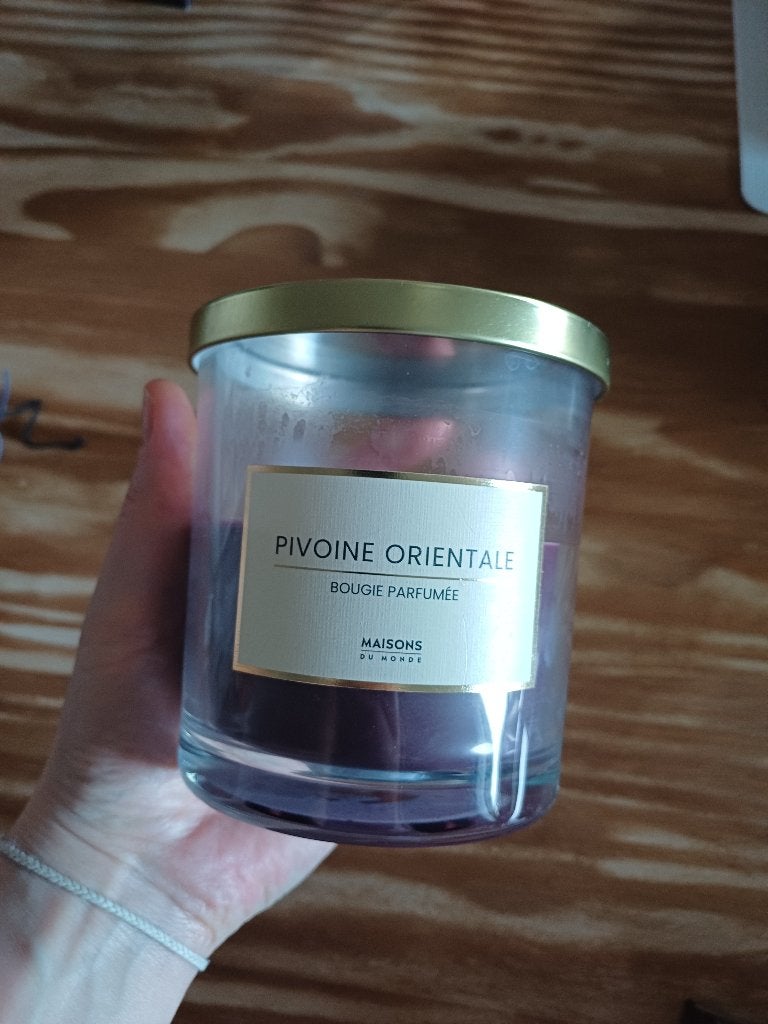 Maisons du monde - pivoine orientale, Gebruikt, Overige merken, Paars, Ophalen of Verzenden