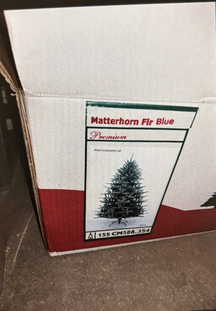 Kunstkerstboom 1.55 m Premium Matterhorn blue fir, Diversen, Kerst, Ophalen