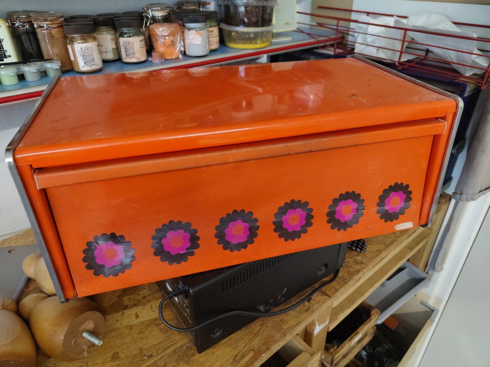 Retro Brabantia broodtrommel, Verzamelen, Ophalen of Verzenden, Huis en Inrichting