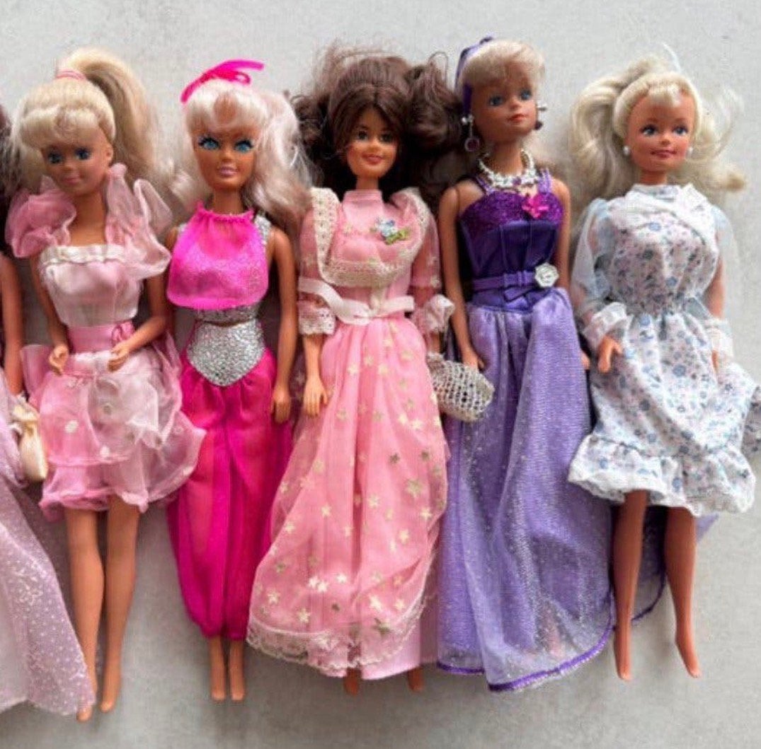 Barbie clone poppen oa susana en petra vintage, Ophalen of Verzenden, Gebruikt, Fashion Doll