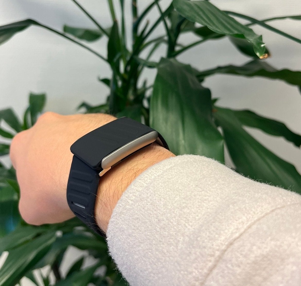 Siliconen bandje voor Whoop 5.0 - Comfortabel en Duurzaam, Ophalen of Verzenden, Waterdicht, Nieuw, Zwart