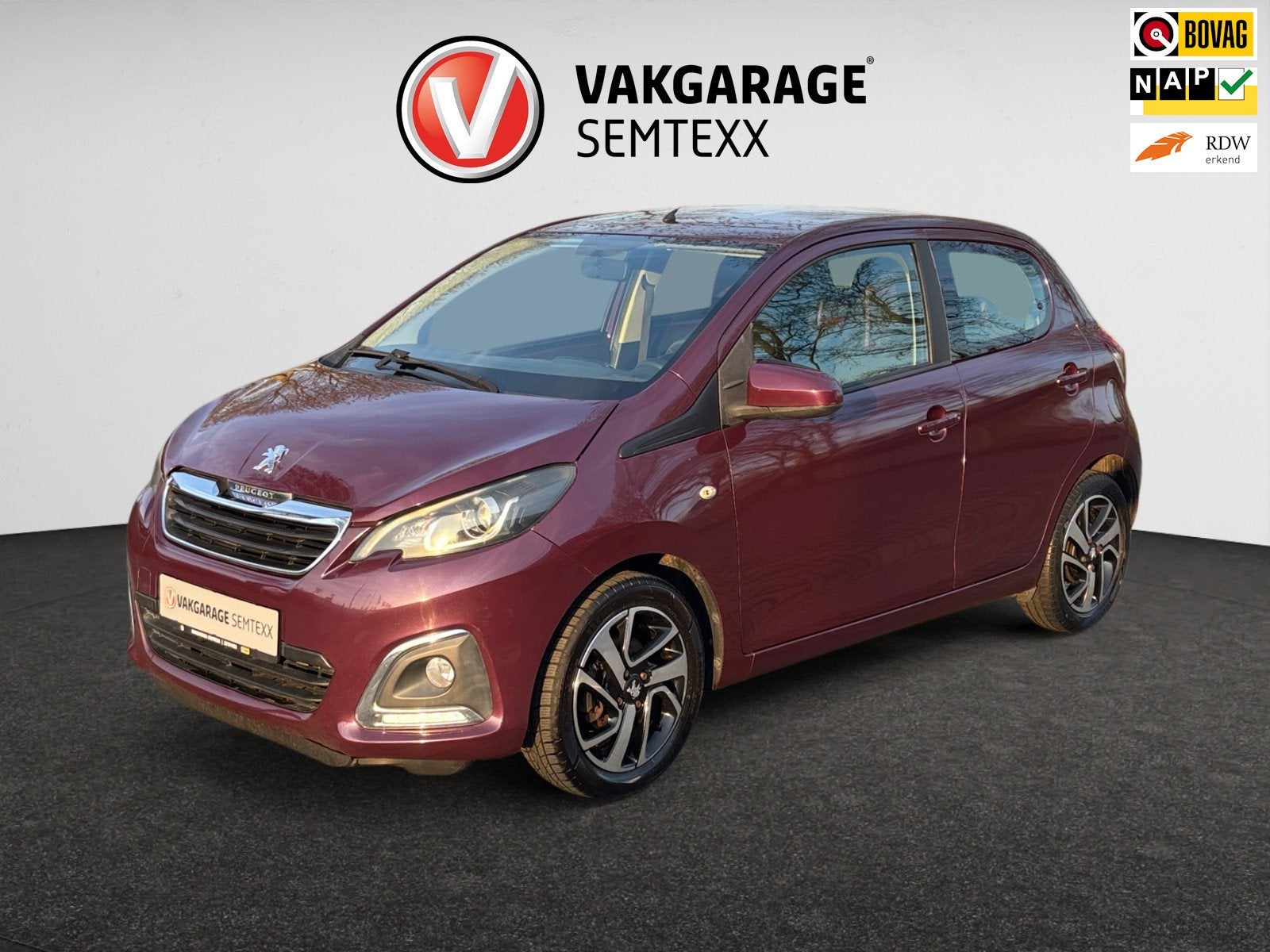 Peugeot 108 1.2 VTi Allure | Org NL auto | Scherm | LED | Ai, Auto's, Voorwielaandrijving, Euro 5, Gebruikt, 840 kg