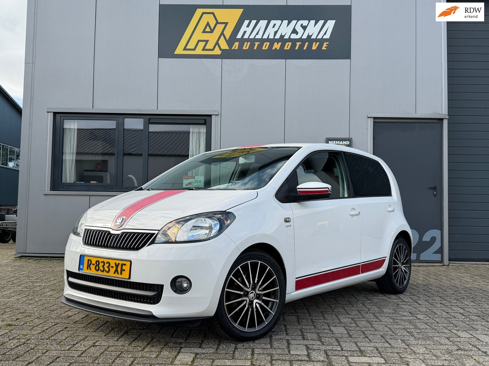 Skoda Citigo 1.0 Greentech Ambition Sport |Navi | Cruise | A, Auto's, Voorwielaandrijving, Gebruikt, Wit, Handgeschakeld