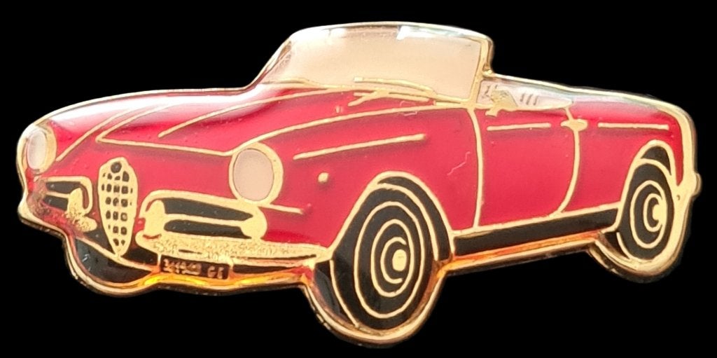 Alfa Romeo Giulietta Spider cabrio pin, Verzenden, Nieuw, Transport, Speldje of Pin