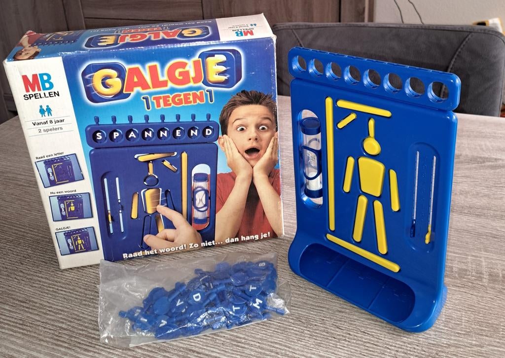 Galgje, Hobby en Vrije tijd, Gezelschapsspellen | Bordspellen, Ophalen of Verzenden, Zo goed als nieuw