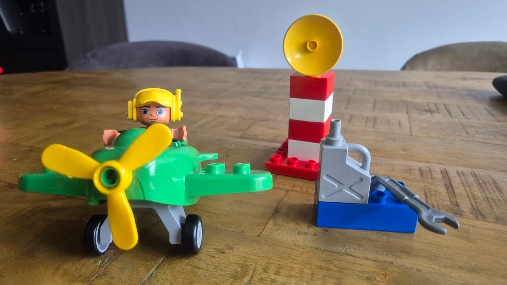Duplo Vliegtuig 10808, Ophalen, Inclusief minifiguren, Gebruikt, Duplo