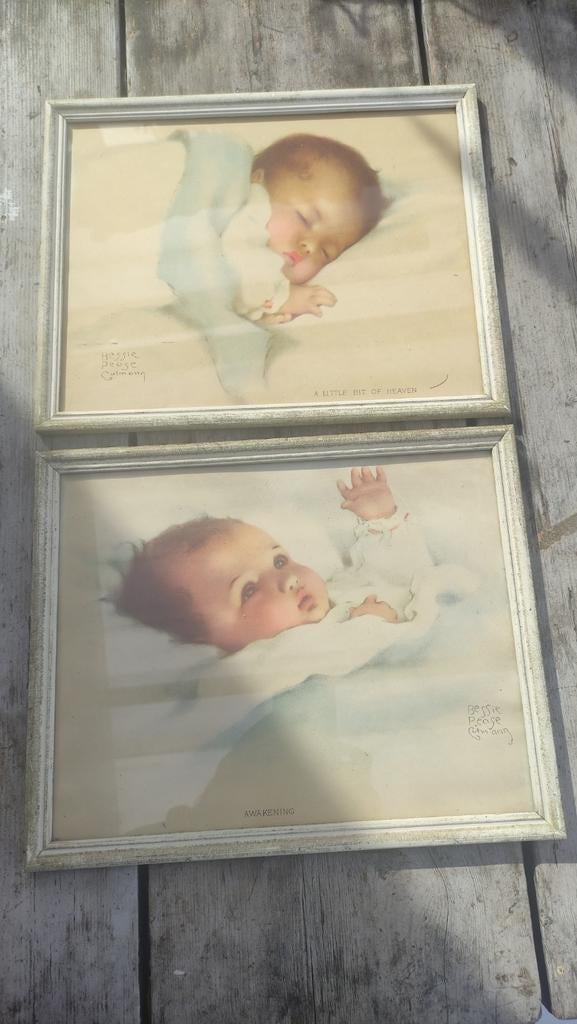 Vintage Litho's Bessie Pease Gutmann:, Antiek en Kunst, Ophalen of Verzenden