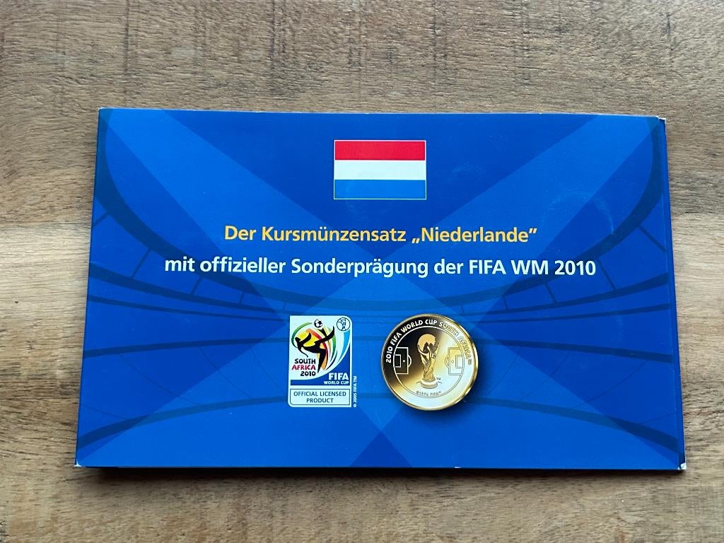 Nederlandse WK 2010 munten set, Ophalen of Verzenden, Koningin Beatrix, Euro's