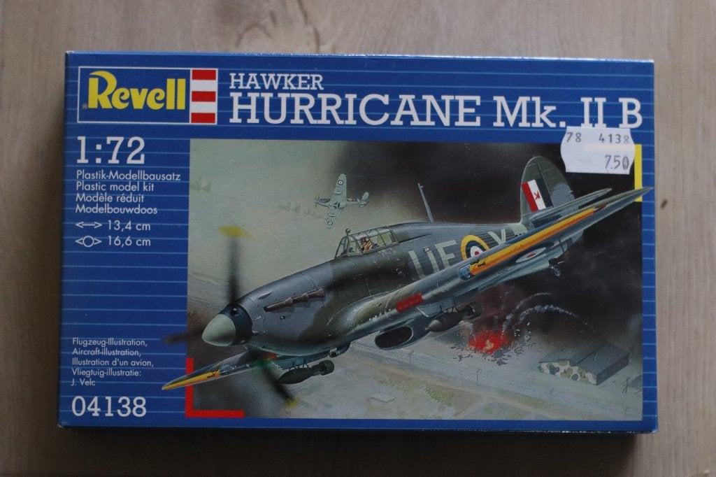 Hawker Hurricane Mk.IIB Revell 1/72, 1:72 tot 1:144, Revell, Nieuw, Ophalen of Verzenden