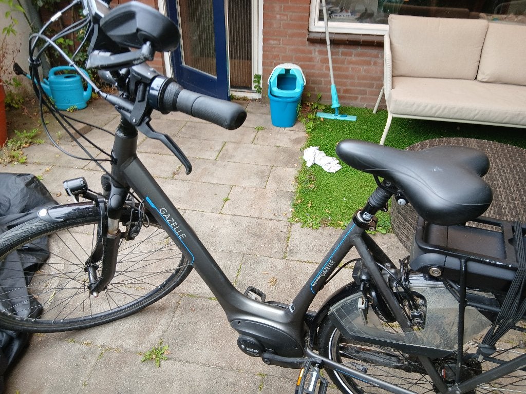 Gazelle dames e-bke Gazelle Orange Limited HMB, Ophalen, Gebruikt, 50 km per accu of meer, 55 tot 59 cm