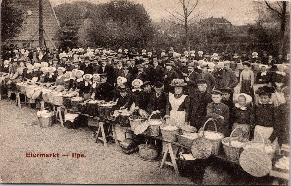 Epe - 10 antieke ansichtkaarten, Verzamelen, Verzenden, Voor 1920, Gelopen, Gelderland
