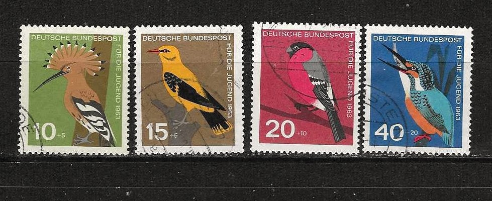 Vogels BRD 401-404 e.a. vogels, Ophalen of Verzenden, Dier of Natuur